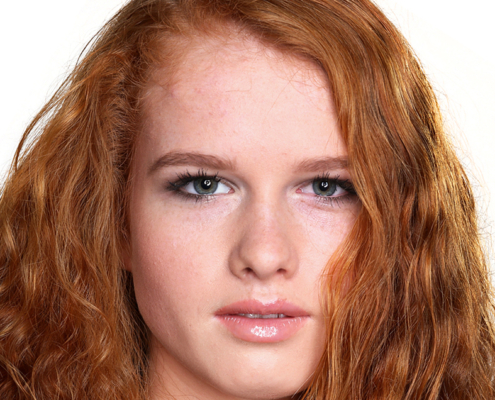 Modelshoot in de studio
