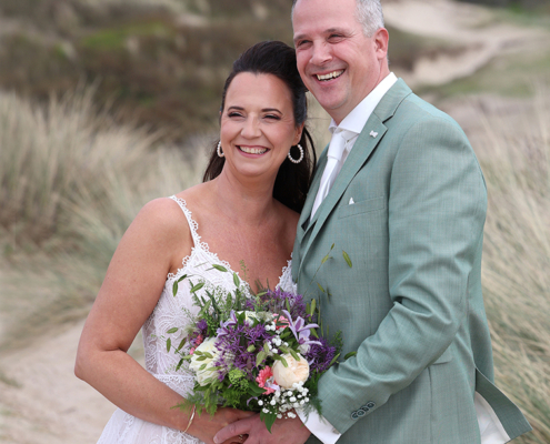 Trouwreportage in de duinen